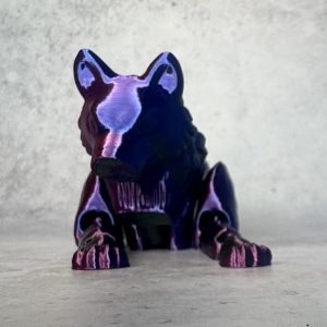 3D wolf