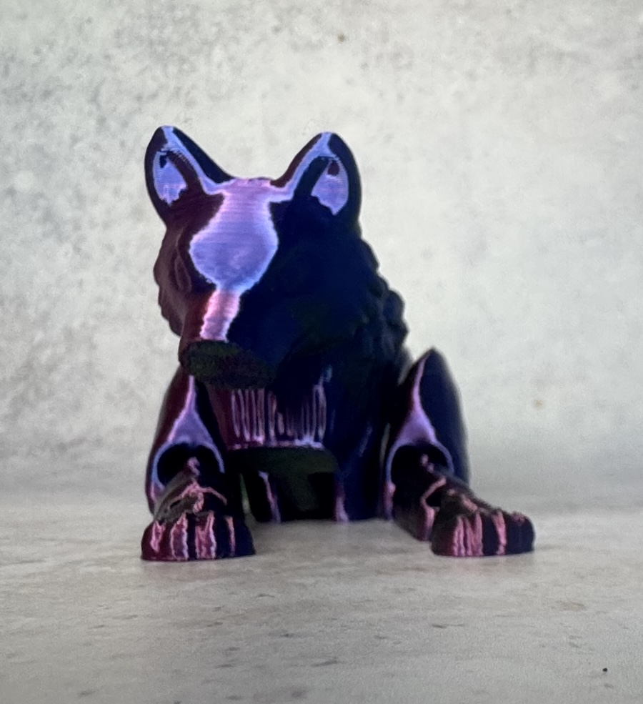 3D wolf